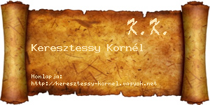 Keresztessy Kornél névjegykártya